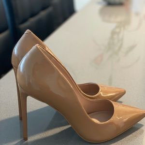 Steve Madden Vala Camel Patent. Size 9. Never worn
